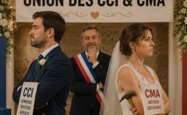 2 mariés qui se tournent le dos