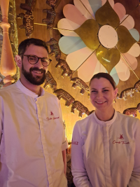 Quentin Steelandt et Camille Torrente (sous-chefs pâtissiers)