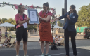 Record officiellement validé par la juge-arbitre officielle de Guinness World Records, Anouk de Timary. 