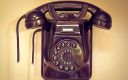 téléphone avec fil coupé